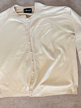 Sweater set - size 1X - ss sweater top/ls sweater Sag Harbor